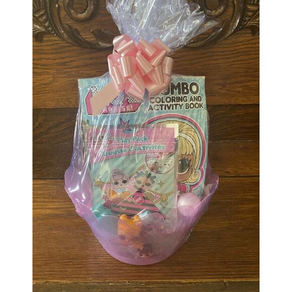 LOL Surprise Gift Basket – Dolls, Coloring Book, Play Pack & Lip Balm for Kids - Picture 9 of 10